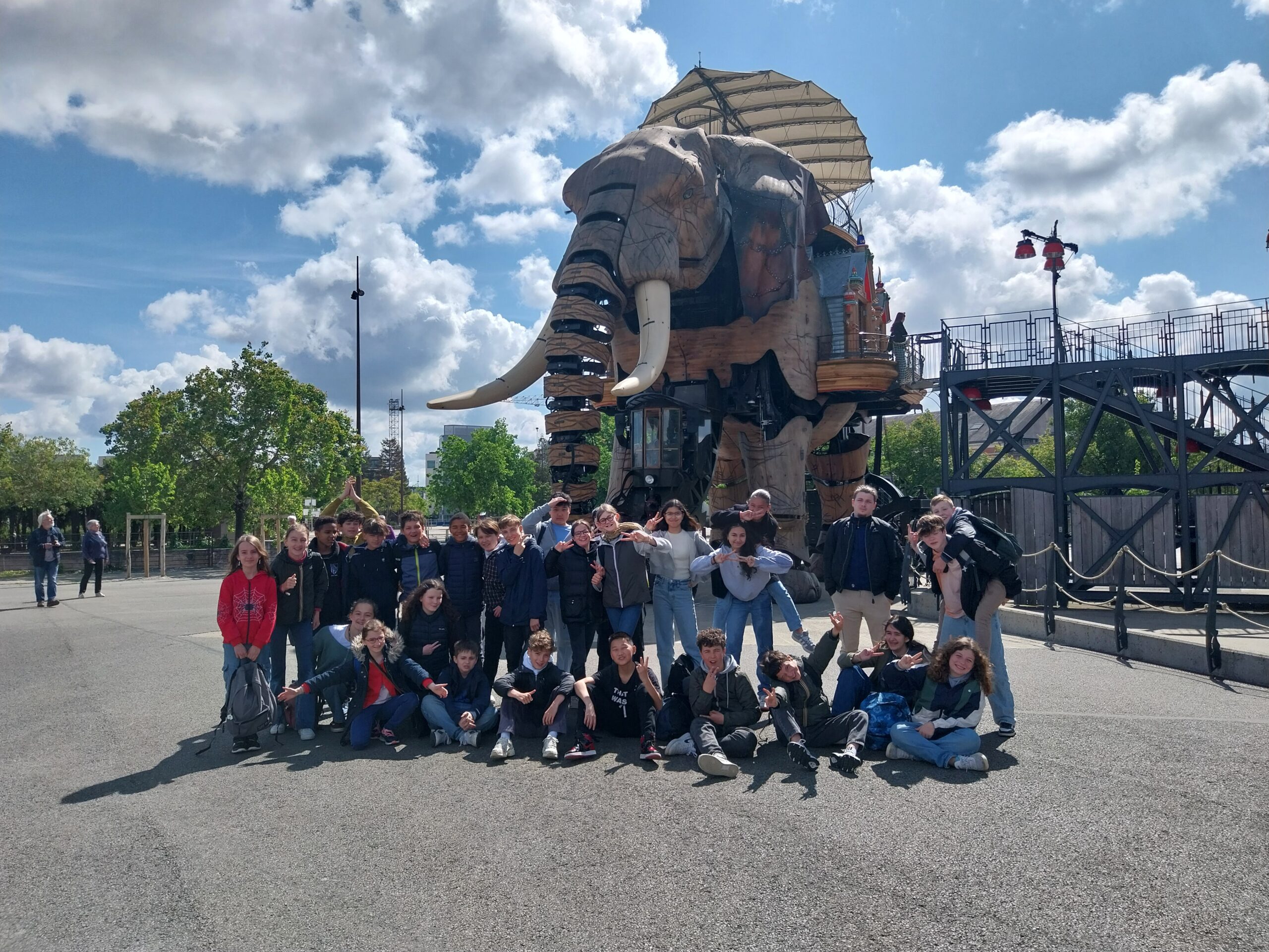 Excursion à l’île de Nantes pour les élèves de 5ème 🌊