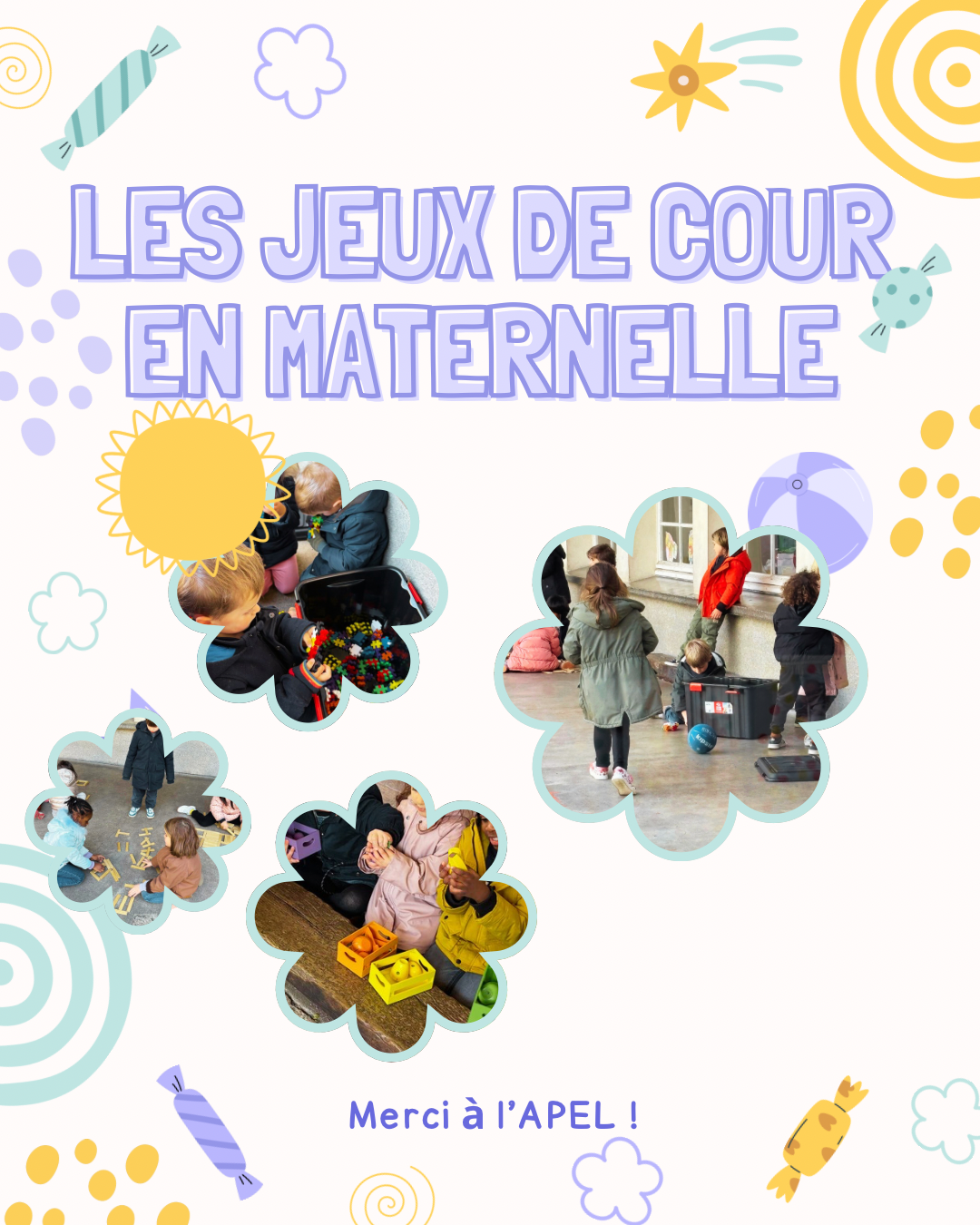 Jeux de récréation maternelle